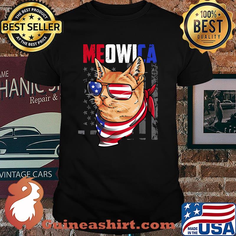 Meowica Patriotic 4th of July T-Shirt