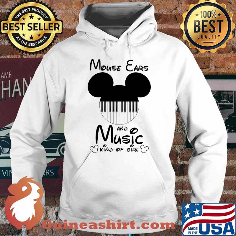 Mouse ears and music kind of girl disney Hoodie