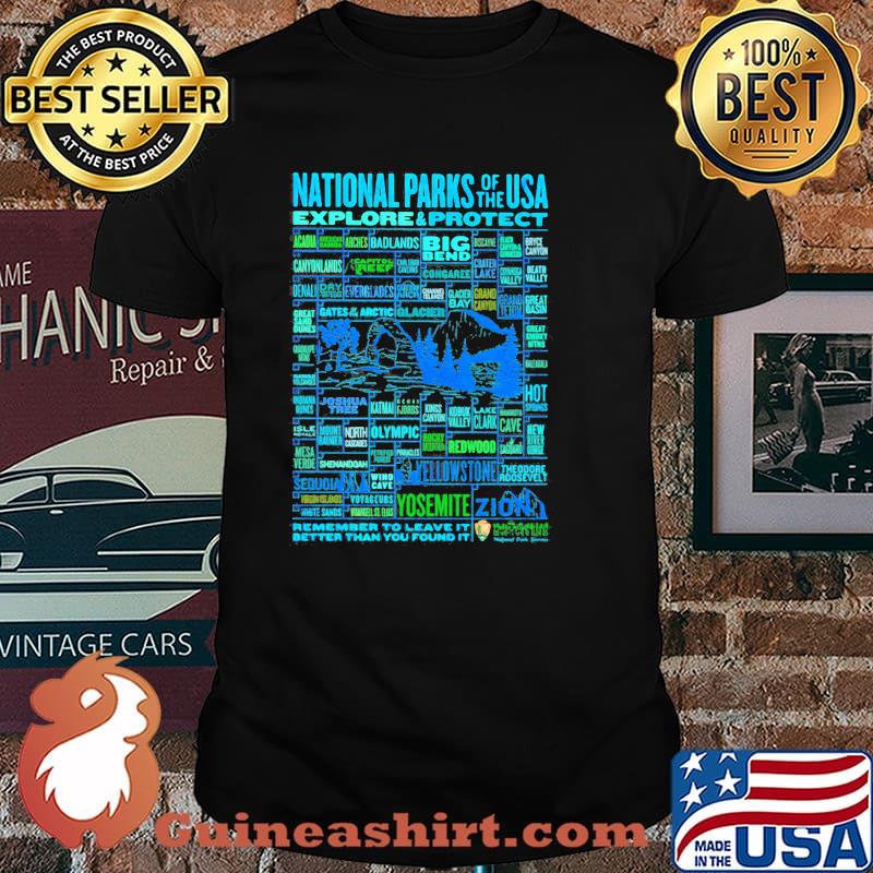 National Parks Of The USA Explore And Protect Shirt