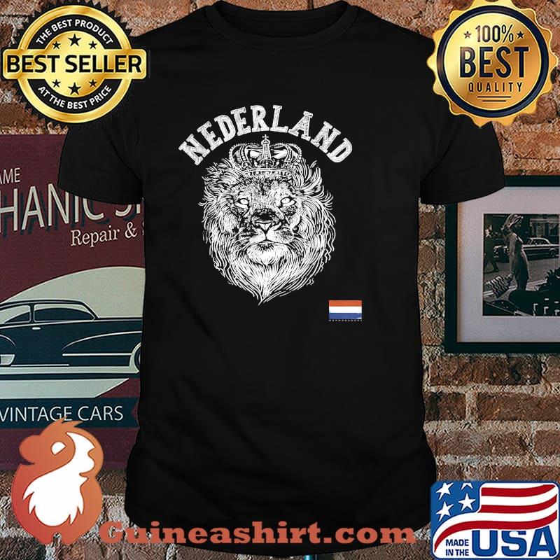 Nederland Soccer Jersey Lion Holland Dutch T-Shirt