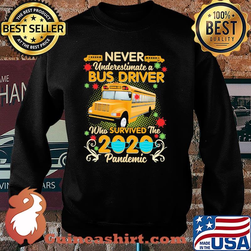 Never Underestimate A Bus Driver Who Survived The 2020 Pandemic Shirt Sweater