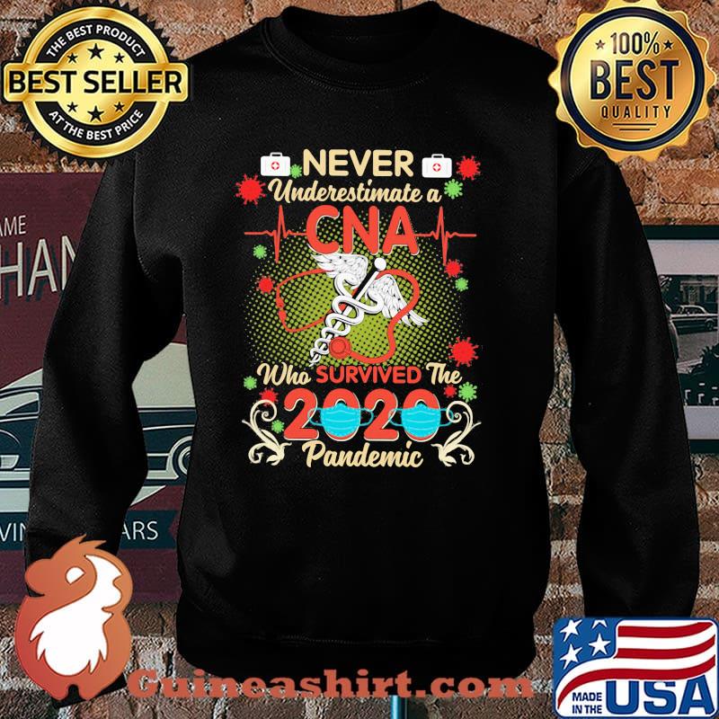 Never Underestimate A CNA Who Survived The 2020 Pandemic Shirt Sweater