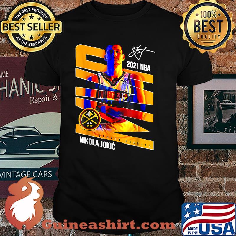 Oenver Nuggets Peep Nikola Jokic's MVP T-Shirt