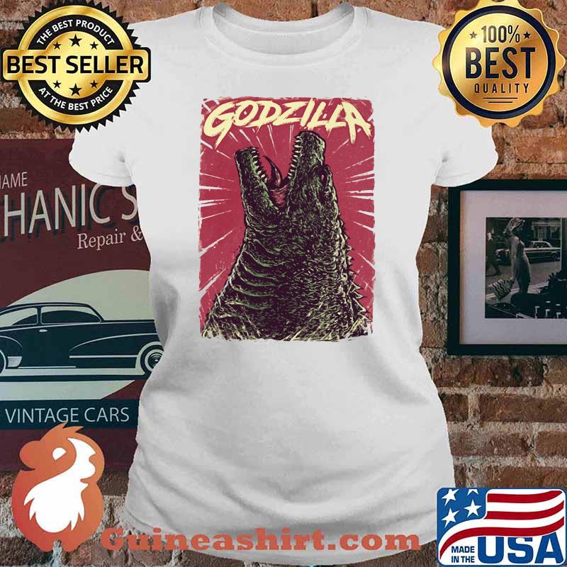 Official Godzilla Monster Kong And Godzilla Fan Shirt Ladies tee