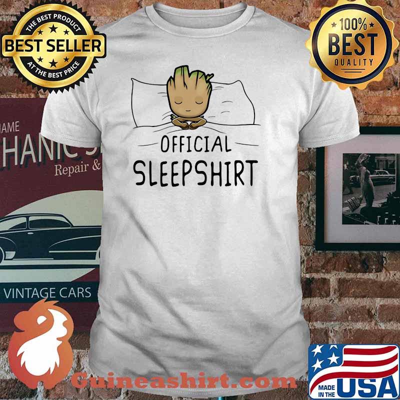 Official sleep groot shirt