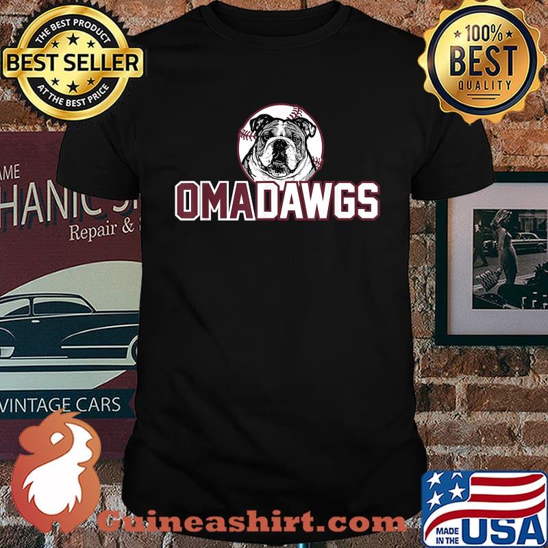 Oma Dawgs Bulldogs Baseball T-Shirt