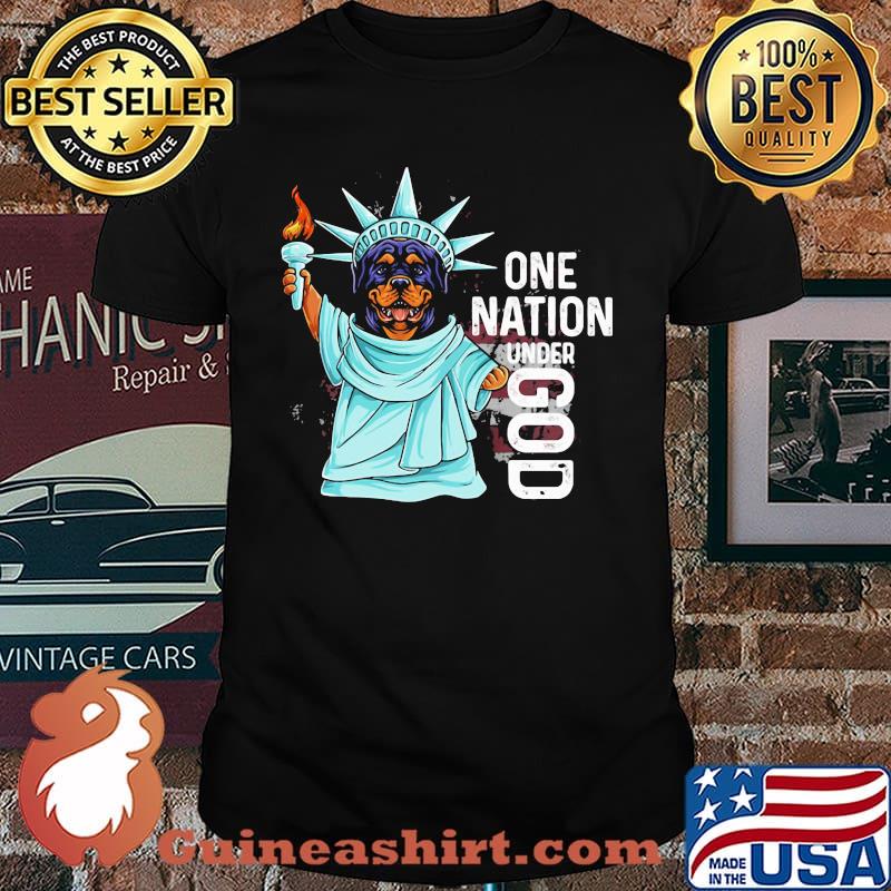 One Nation Under God Dog Liberty Shirt
