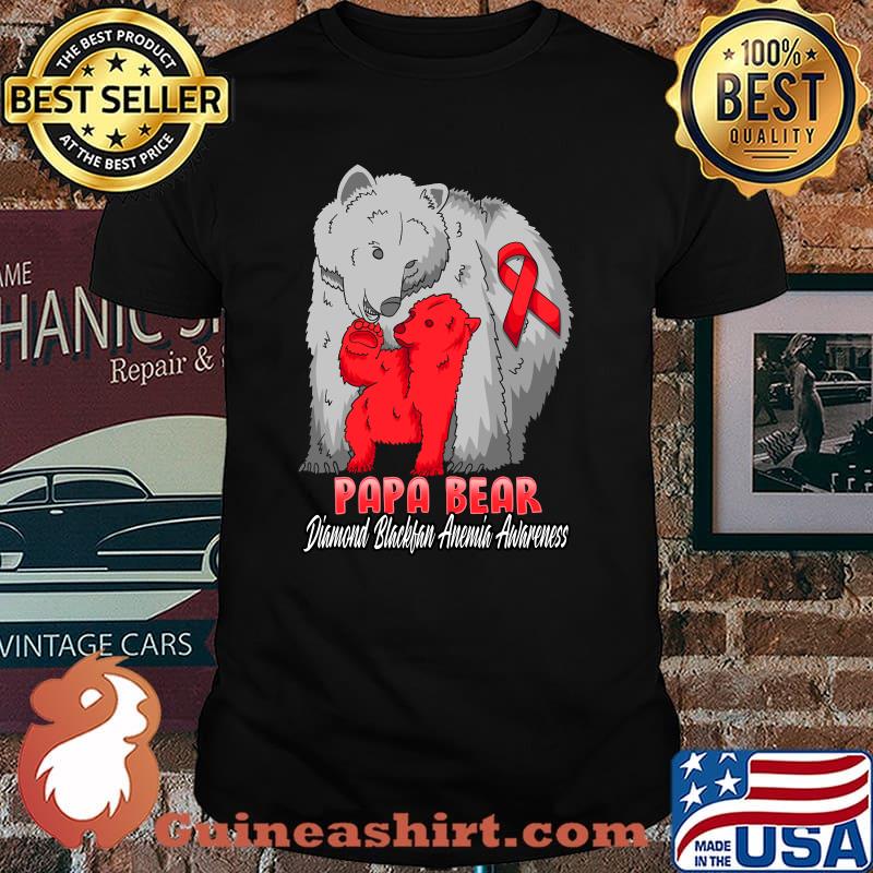 Papa Bear Diamond Blackfan Anemia Awareness Shirt
