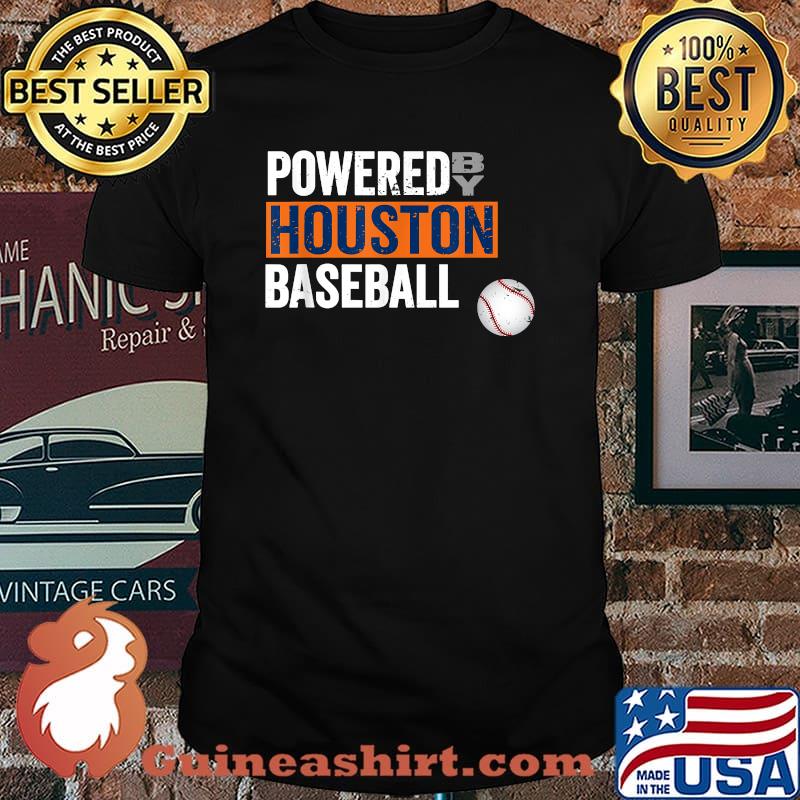 Powered By Houston Baseball T-Shirt