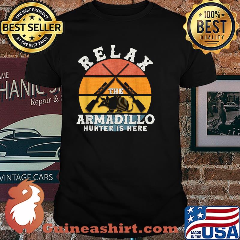 Relax The Armadillo Hunter Is Here Armadillo Vintage T-Shirt