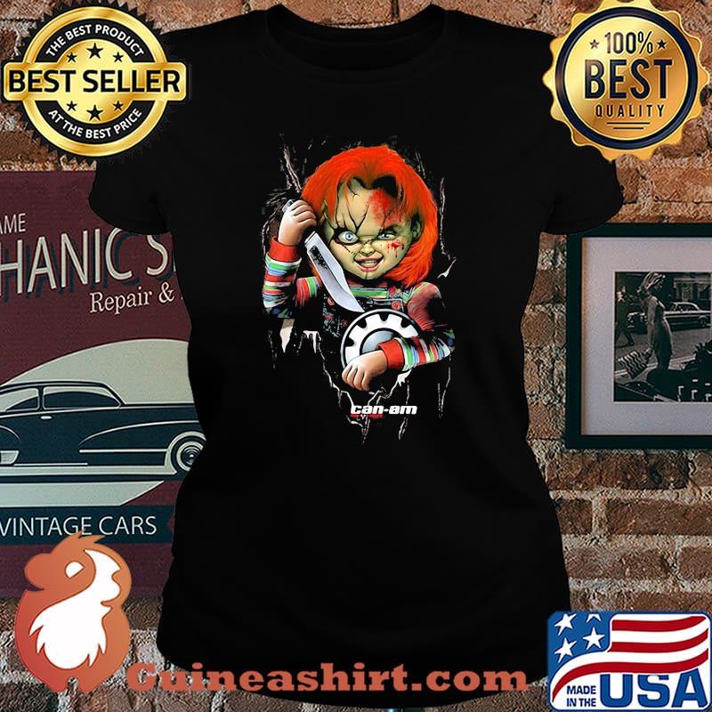 Scary Baby Killer Halloween Kalm store Diamond hug logo Can am Spyder Brp Laides tee