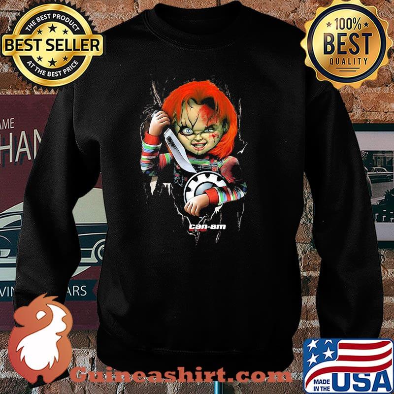 Scary Baby Killer Halloween Kalm store Diamond hug logo Can am Spyder Brp Sweater