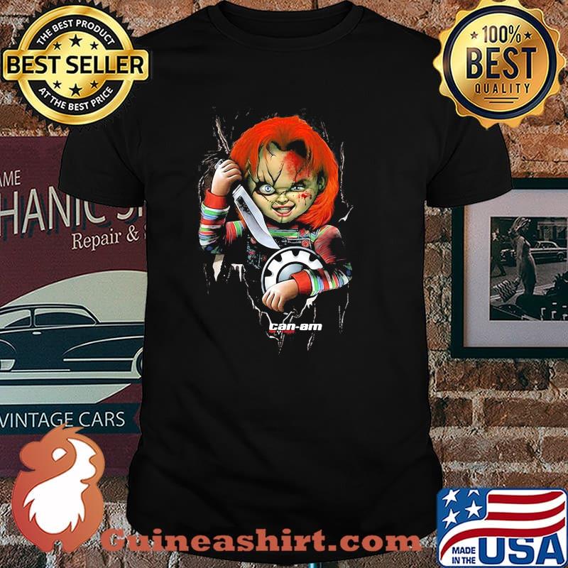 Scary Baby Killer Halloween Kalm store Diamond hug logo Can am Spyder Brp shirt