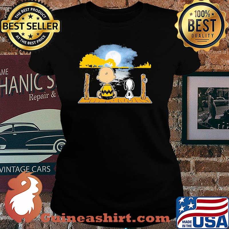 Snoopy and charlie Moon Lake Shirt Laides tee