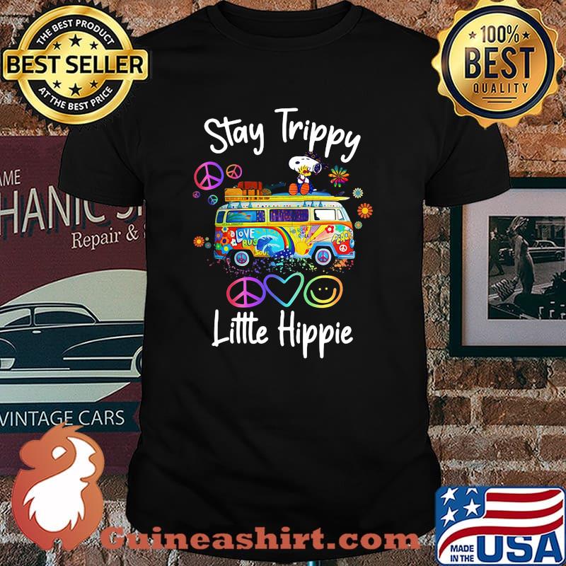 Snoopy And Woodstock Stay Trippy Love Bus Soul Little Hippie Shirt