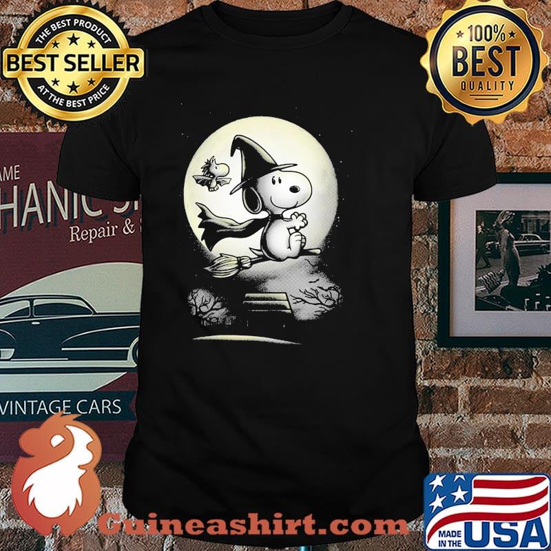 Snoopy witch moon shirt