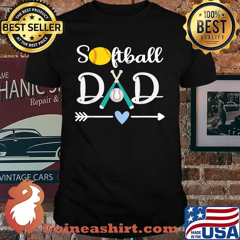 Softball Dad Father's Day 2021 dad coach softball T-Shirt