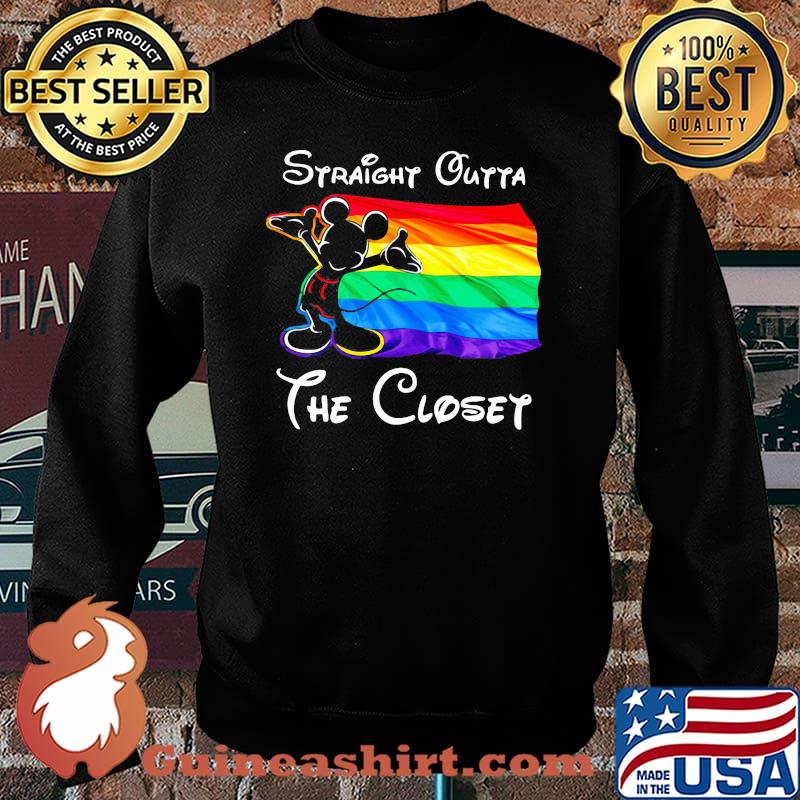 Straight outta the closet mickey lgbt Sweater