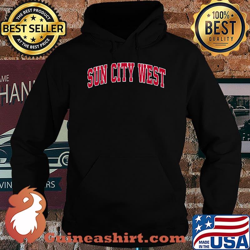 Sun City West Arizona AZ Vintage Sports Design Red Shirt Hoodie