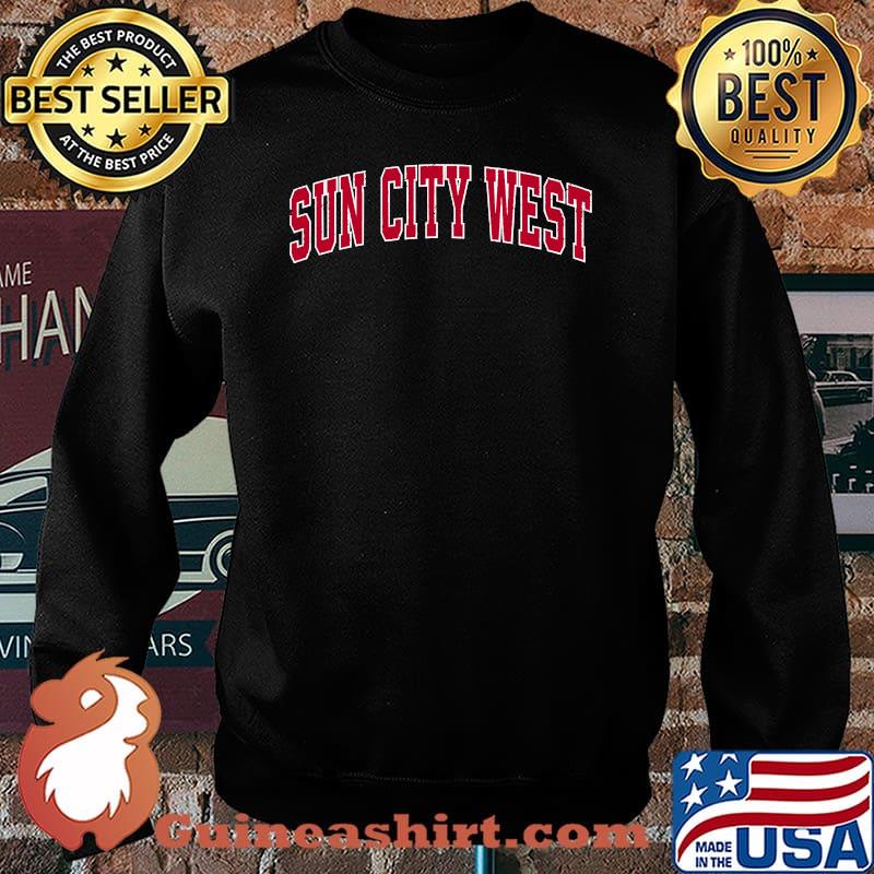 Sun City West Arizona AZ Vintage Sports Design Red Shirt Sweater