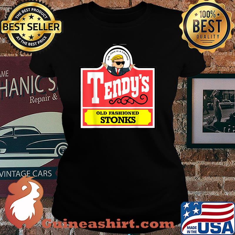 Wallstreet wendys tendys Old Fashion stonks trump T-Shirt Laides tee