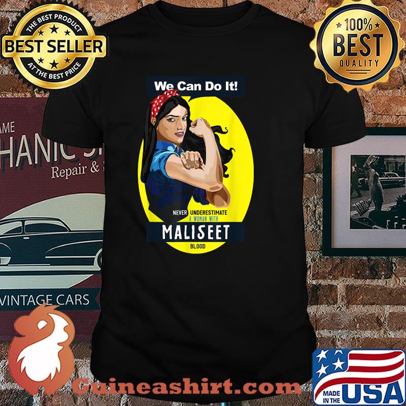 We can do it Never Underestimate A woman with Maliseet Blood T-Shirt