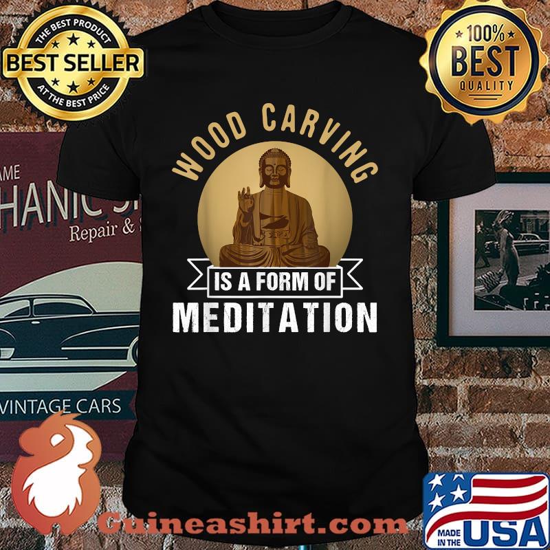 Wood Carving Meditation T-Shirt