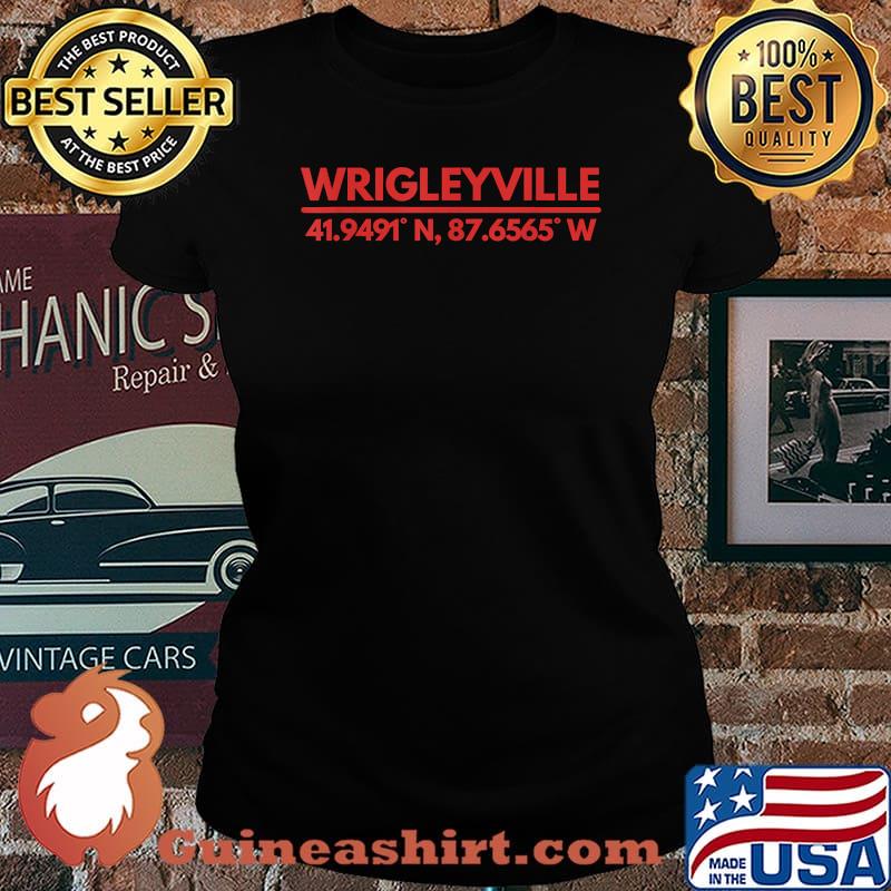 Wrigleyville Chicago IL Fans T-Shirt Laides tee