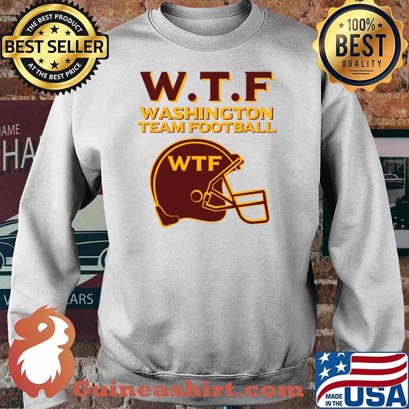 Funny Washington Team Football Fan Wtf Helmet Logo T Shirts