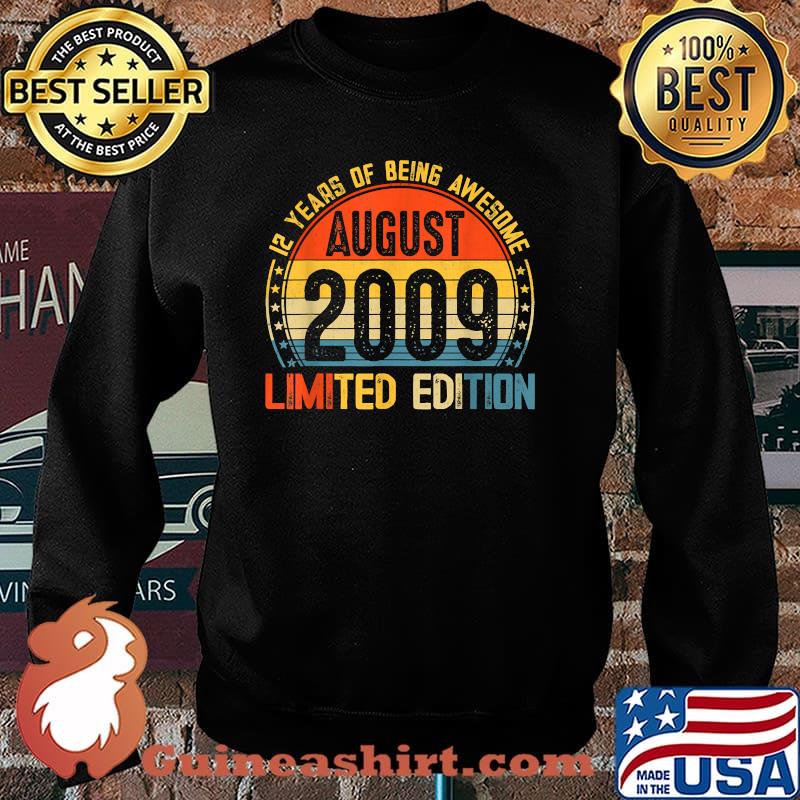 12 Years Of Being Awesome August 2009 12th Vintage Shirt Sweater