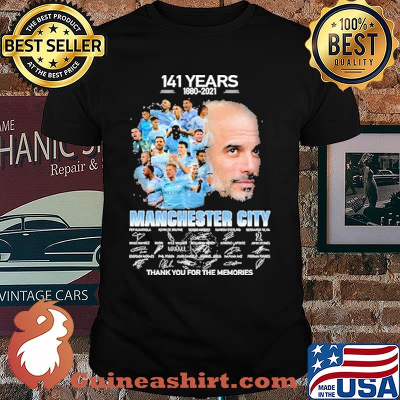 141 years 1880 2021 manchester city thank you for the memories signatures shirt