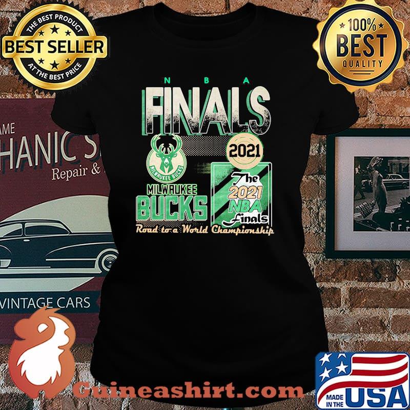 2021 Milwaukee Bucks NBA Basketball Team Champ 2021 Shirt Laides tee