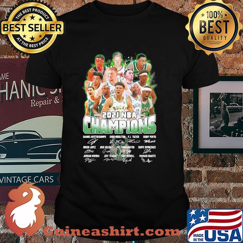 2021 NBA Champion Milwaukee Bucks Shirt