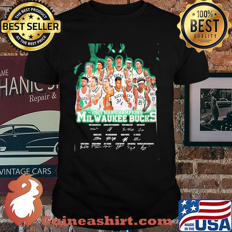 2021 NBA Champions Bucks Milwaukee Basketball Shirt