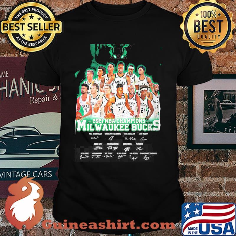 2021 NBA Champions Bucks Milwaukee Shirt