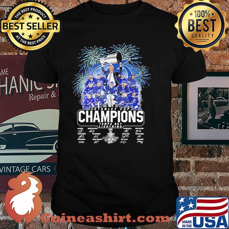 2021 Stanley Cup Champions Tampa Bay Lightning Firework Shirt