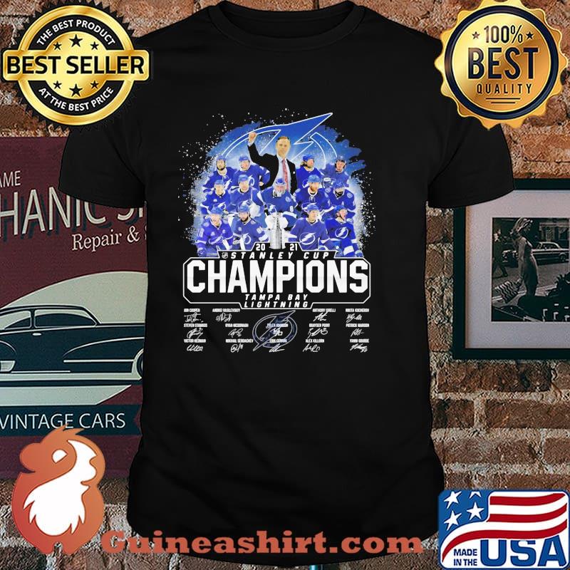 2021 Stanley Cup Champions Tampa Bay Lightning Team Shirt