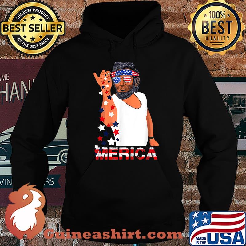4th of July Abraham Lincoln 'Merica Salt Bae Style Shirt Hoodie