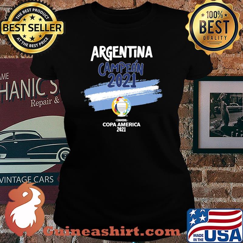 Argentina Campeón Copa America 2021 T-Shirt Laides tee