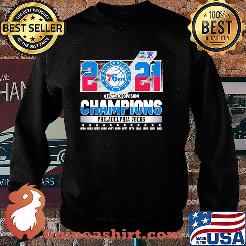 Atlantic division champions 2021 philadelphia 76ers Sweater