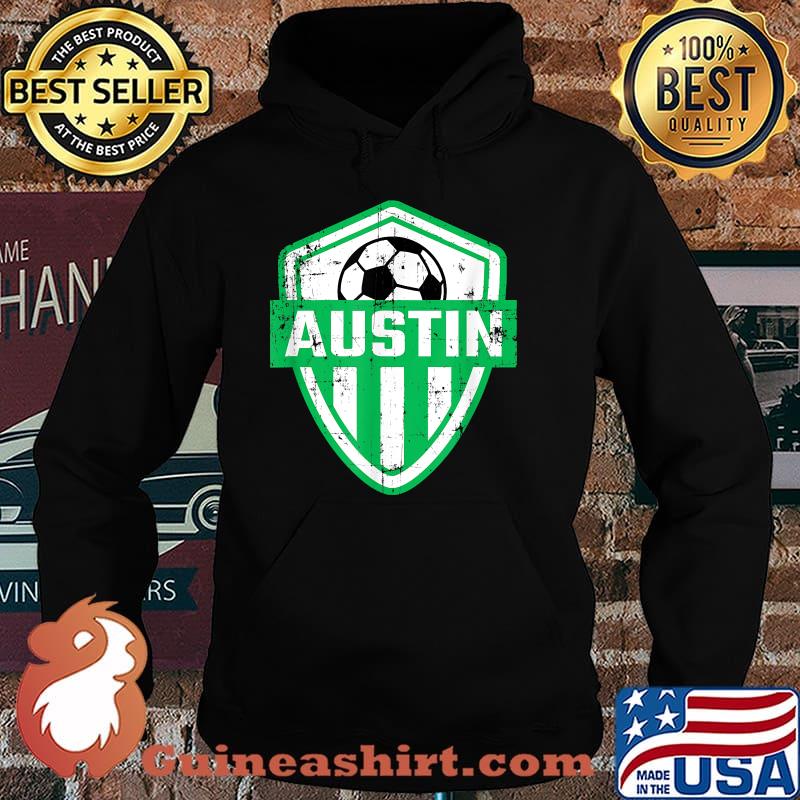 Austin Soccer Jersey Style Team Fan FC Texas Sports Verde T-Shirt Hoodie