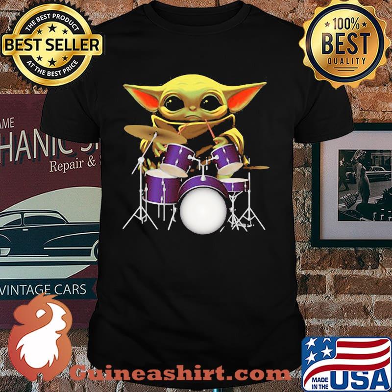 Baby Yoda Drum Shirt