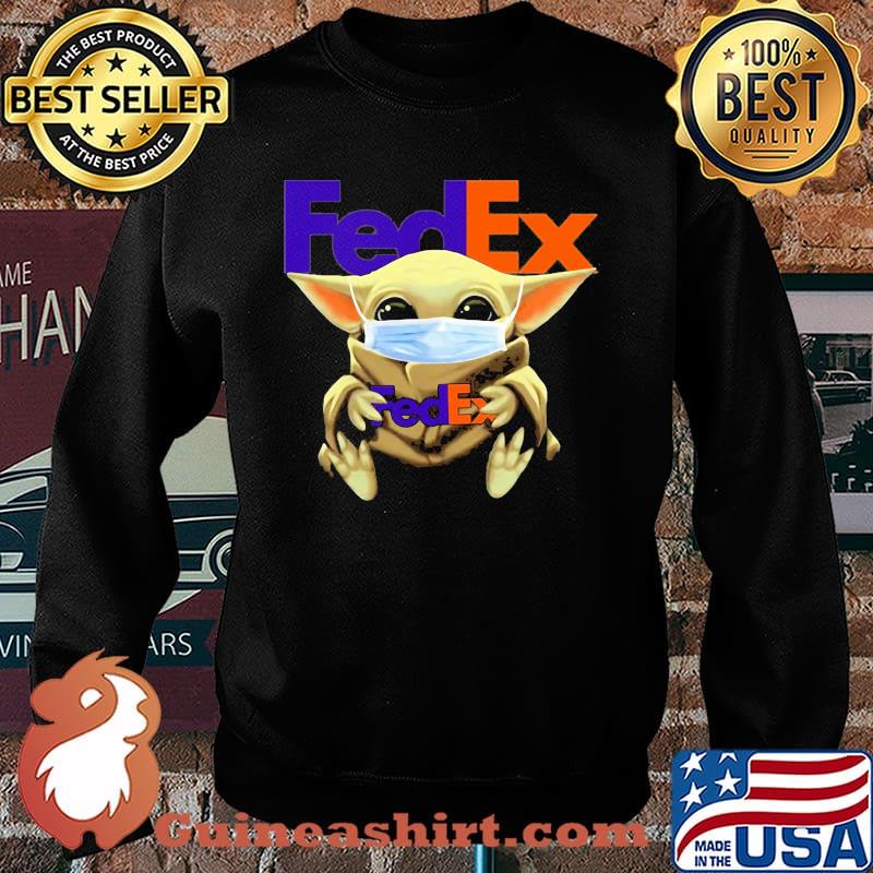 Baby Yoda Mask The Fedex Shirt Sweater