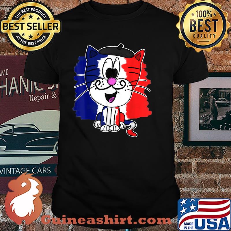 Bastille Day Cat T-Shirt