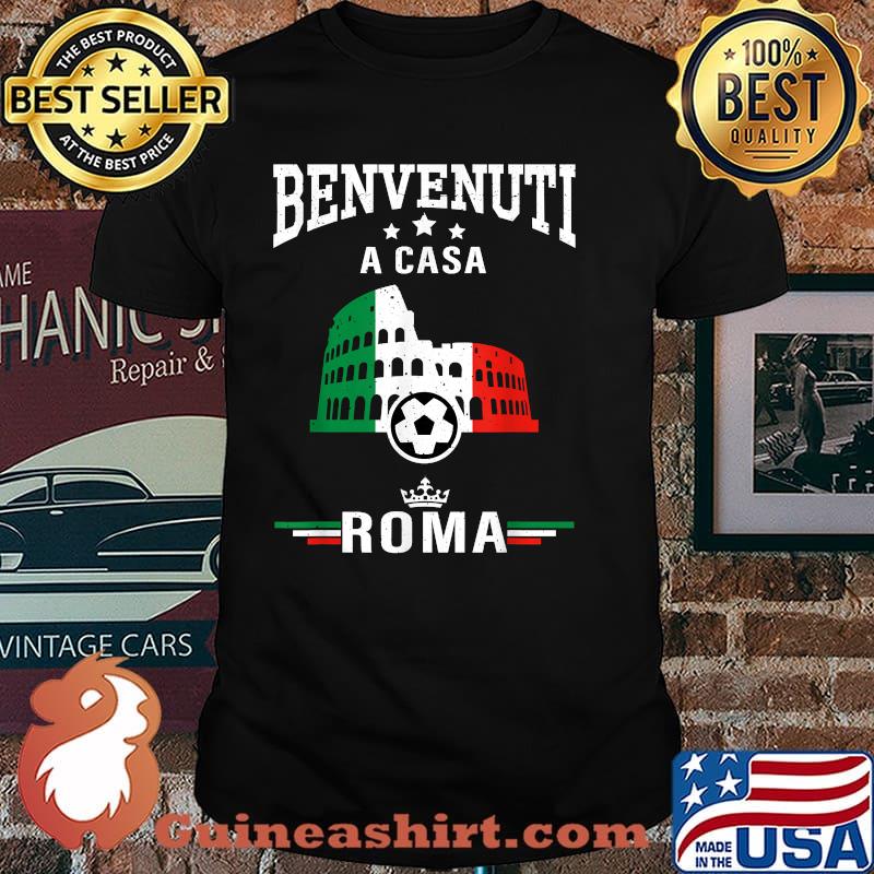 Benvenuti a casa roma itali soccer shirt