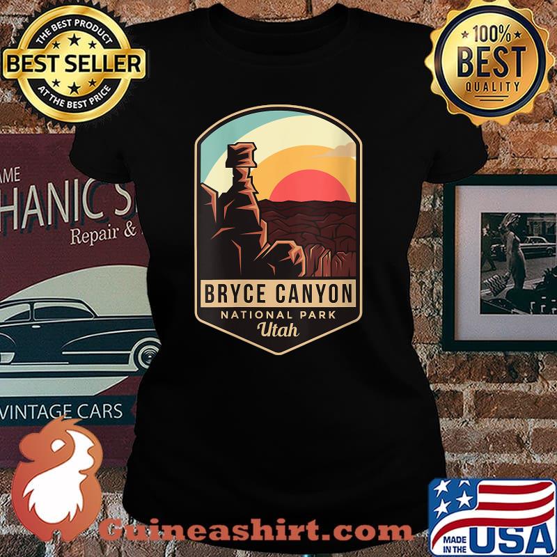 Bryce Canyon National Park Hiking Utah Tourist Souvenirs T-Shirt Laides tee