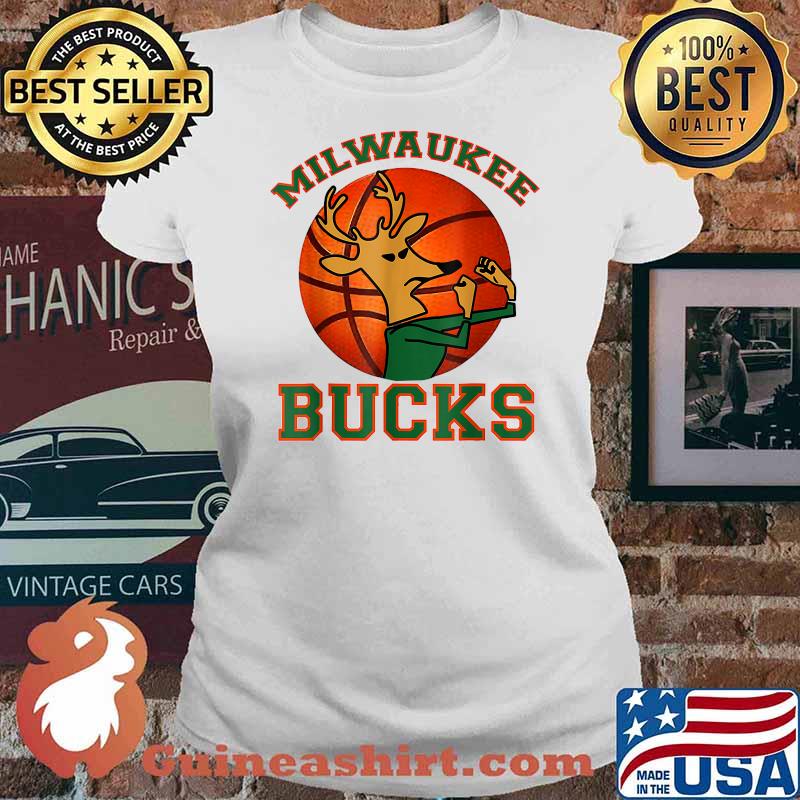 Bucks milwaukees Vintage T-Shirt Ladies tee