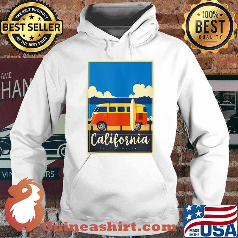 California Surfing Mavericks Half Moon Bay Shirt Hoodie