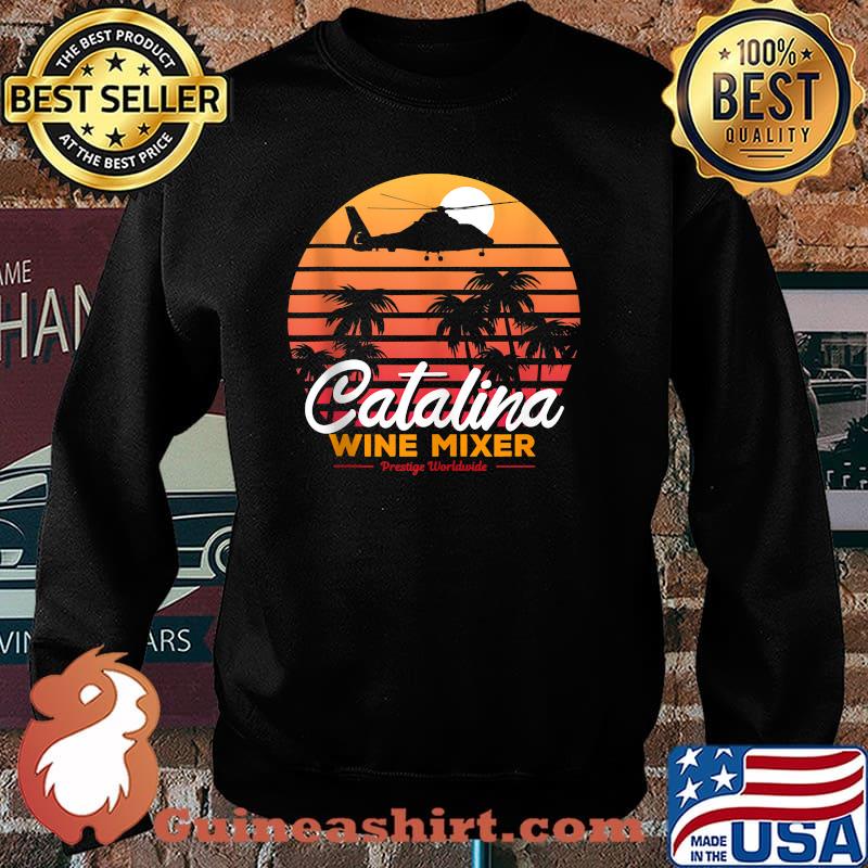 Catalina Wine Mixer Prestige Worldwide Retro Beach Palm Tree Shirt Sweater
