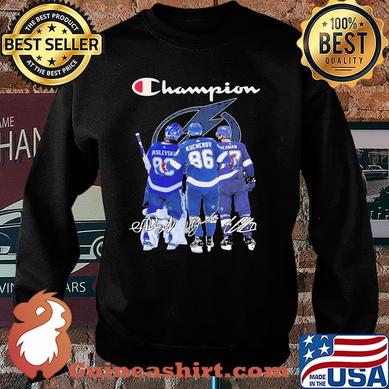 Champion tampa bay lightning signatures Sweater
